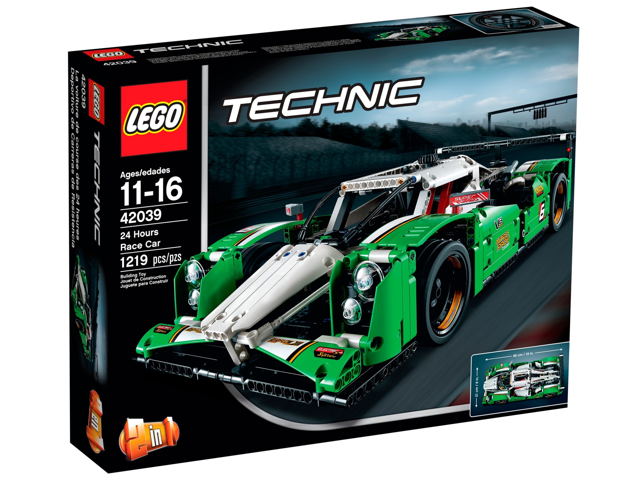 lego 24 hours race car 42039