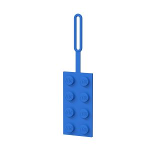 LEGO 5005543 2×4 Blue Luggage Tag