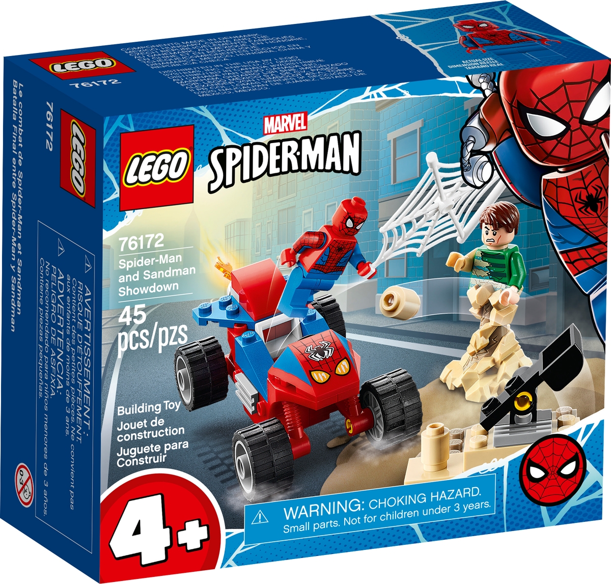 lego 76172 spider man and sandman showdown