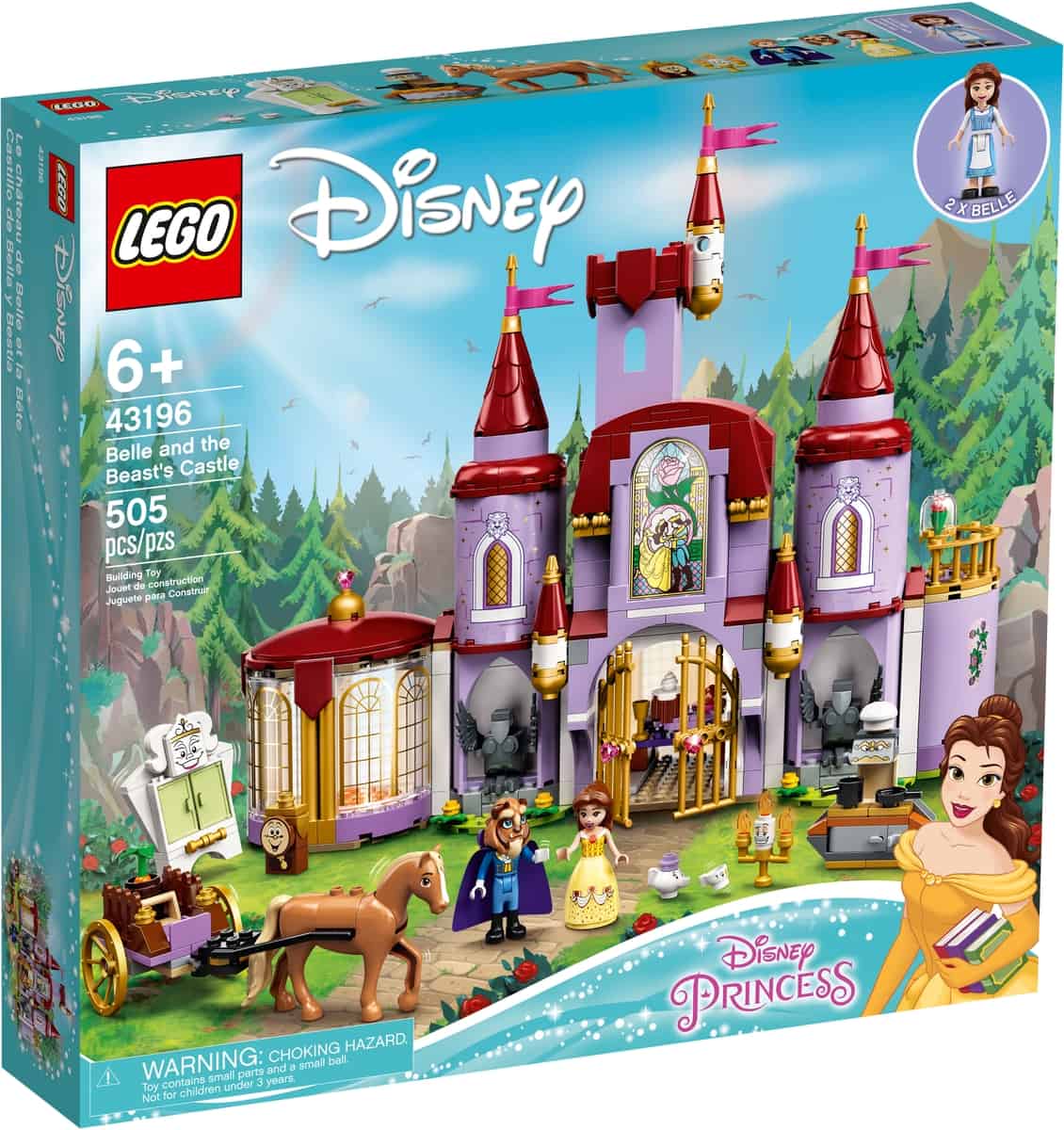 lego 43196 belle and the beasts castle