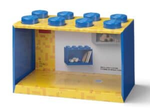 lego 5006609 brick shelf 8 knobs blue