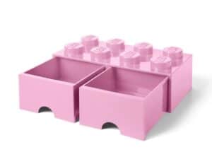 lego 5006134 8 stud brick drawer light purple
