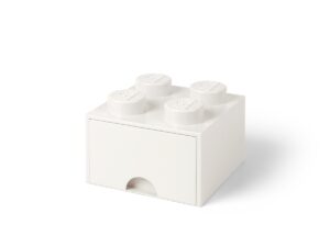 lego 5006208 4 stud brick drawer white