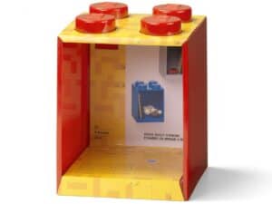 LEGO 5006587 4-Stud Brick Shelf – Bright Red