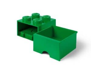 lego 5006871 4 stud brick drawer green