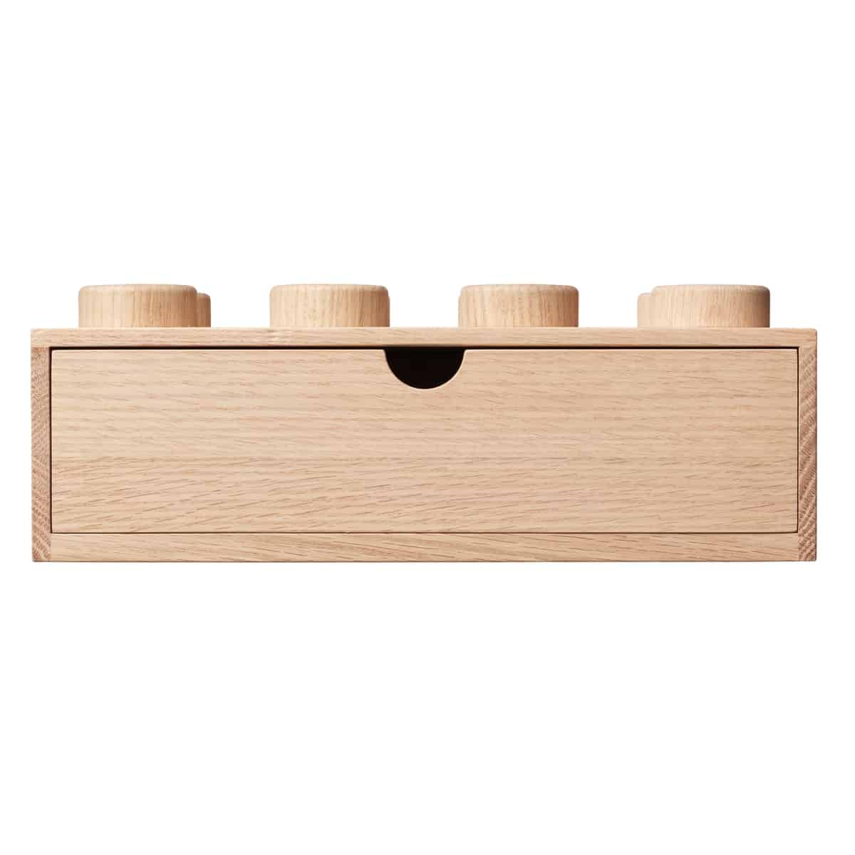 lego 5007111 wooden desk drawer 8 light oak