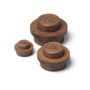 LEGO 5007112 Wooden Wall Hanger Set – Dark Oak